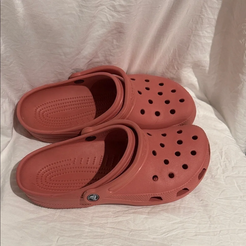 CROCS Pink Loafers & Slip-Ons